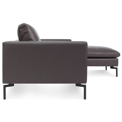 New Standard Leather Sofa with Chaise