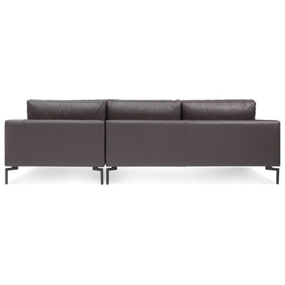 New Standard Leather Sofa with Chaise