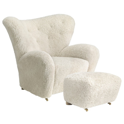 Tired Man Sheepskin Lounge Chair