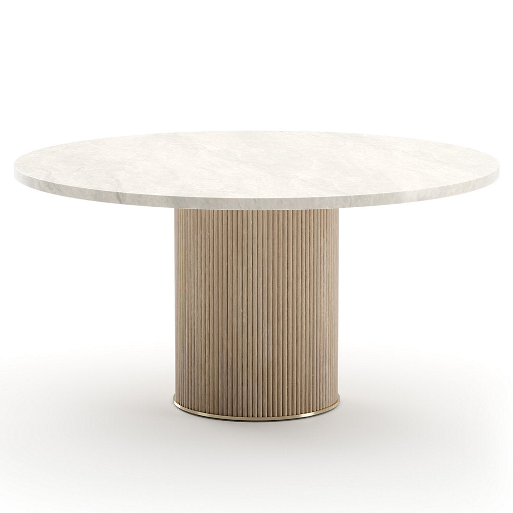 Rhythm Round Stone Dining Table