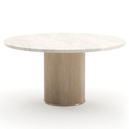Rhythm Round Stone Dining Table