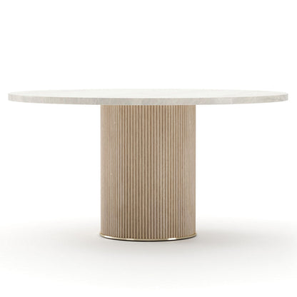 Rhythm Round Stone Dining Table