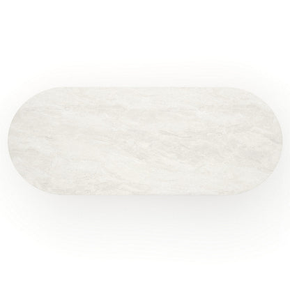 Rhythm Oval Stone Dining Table