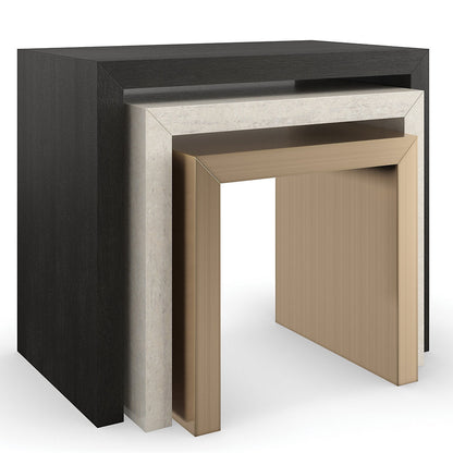 Contrast Nesting Side Table