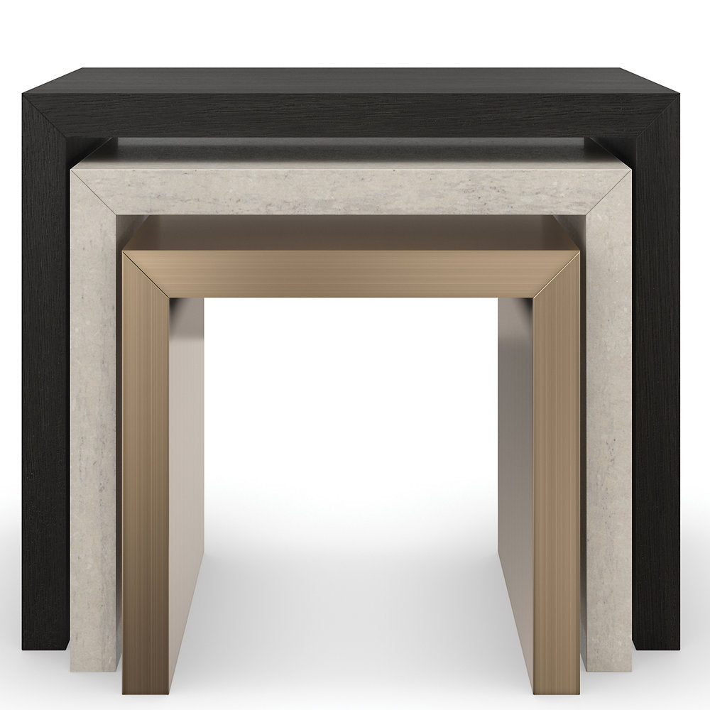 Contrast Nesting Side Table