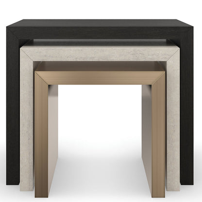 Contrast Nesting Side Table