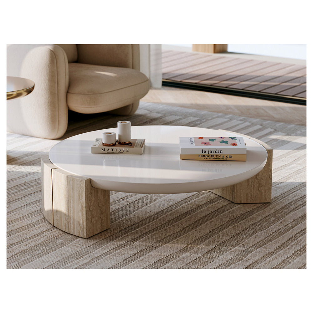 Overlap Round Cocktail Table