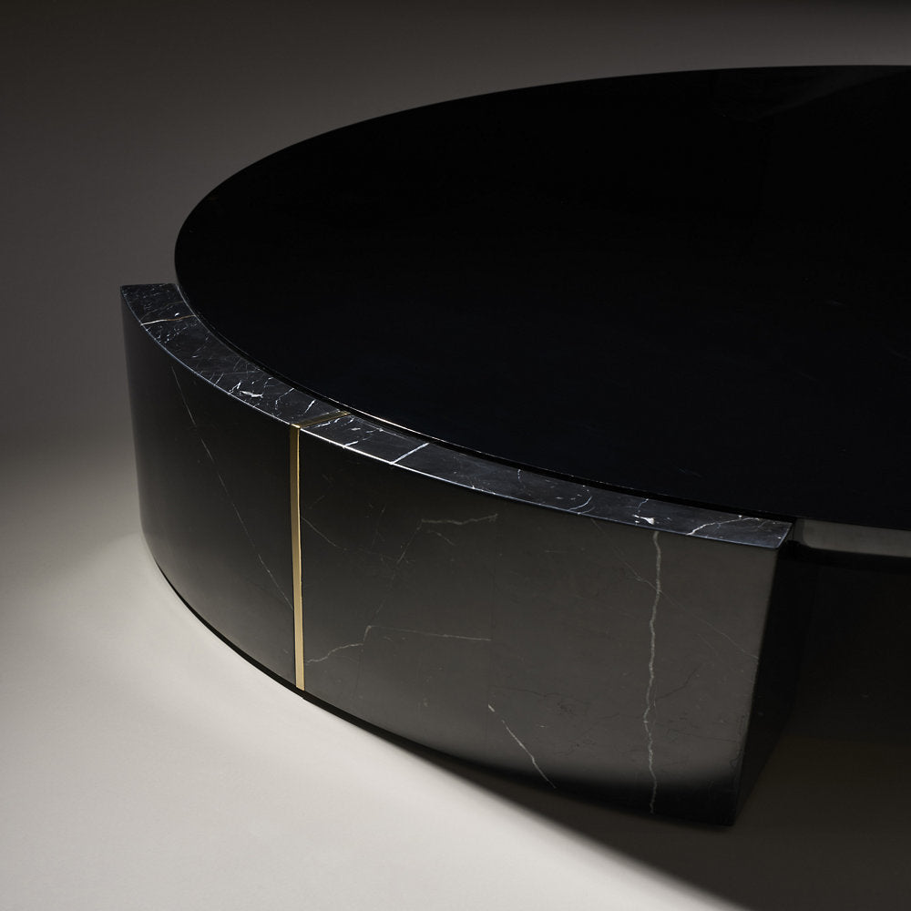 Overlap Round Coffee and Cocktail Table