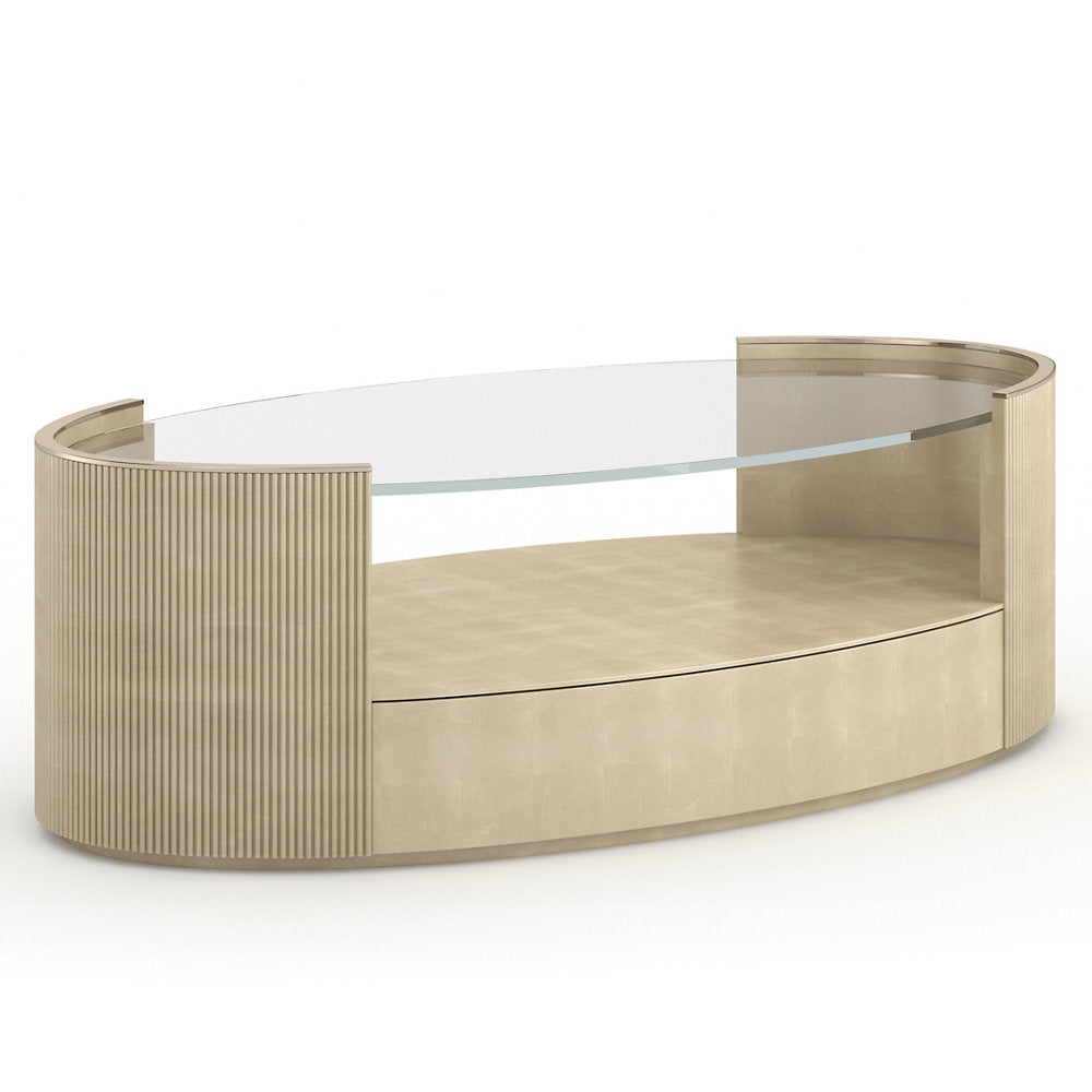 Love Oval Cocktail Table