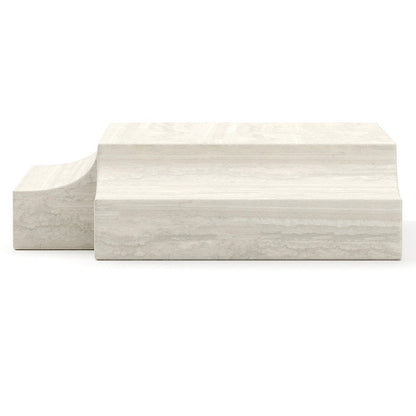 Overlap Corner Wedge Side Table