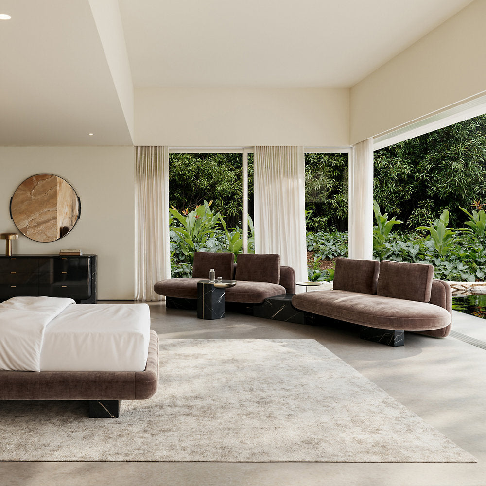 Overlap Rectangular Wedge with Side Table