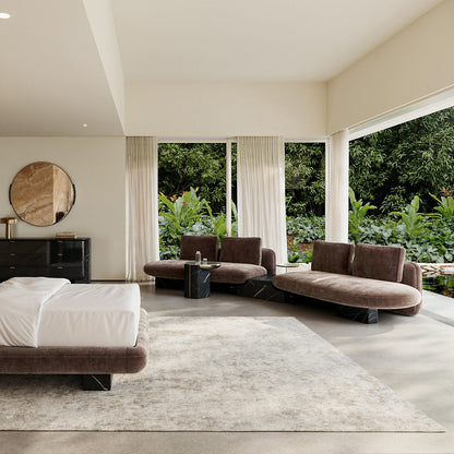 Overlap Rectangular Wedge with Side Table