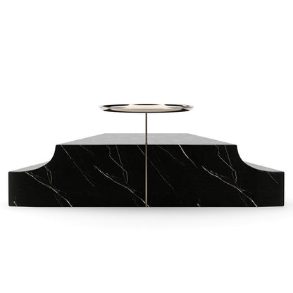 Overlap Triangular Wedge Side Table
