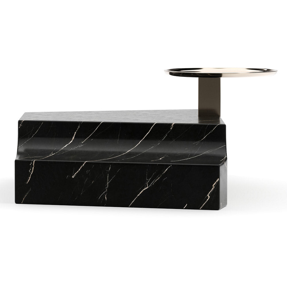 Overlap Triangular Wedge Side Table