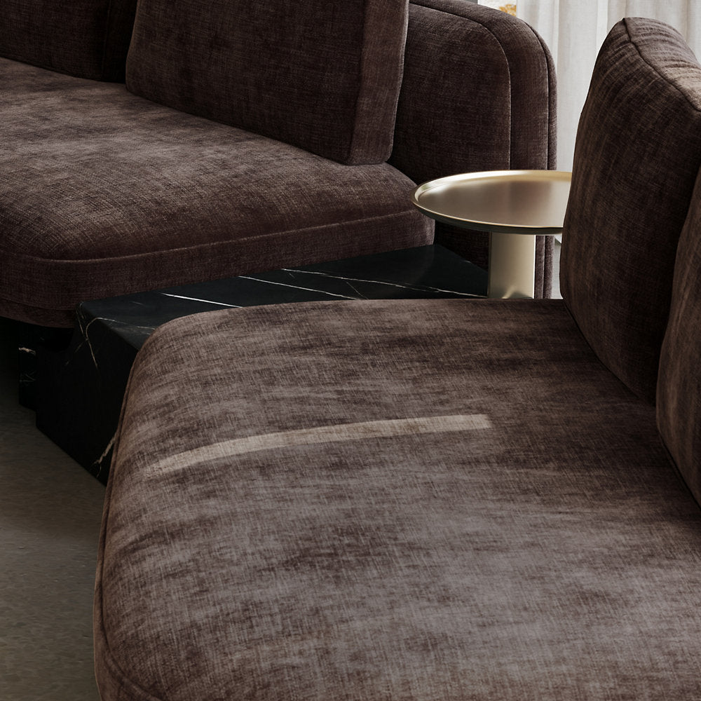 Overlap Triangular Wedge Side Table