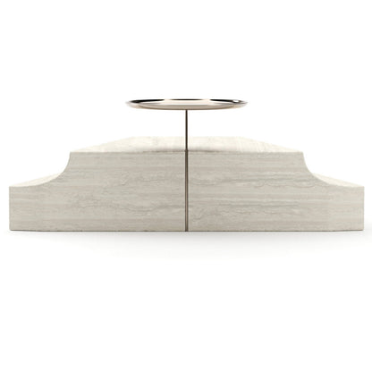 Overlap Triangular Wedge Side Table