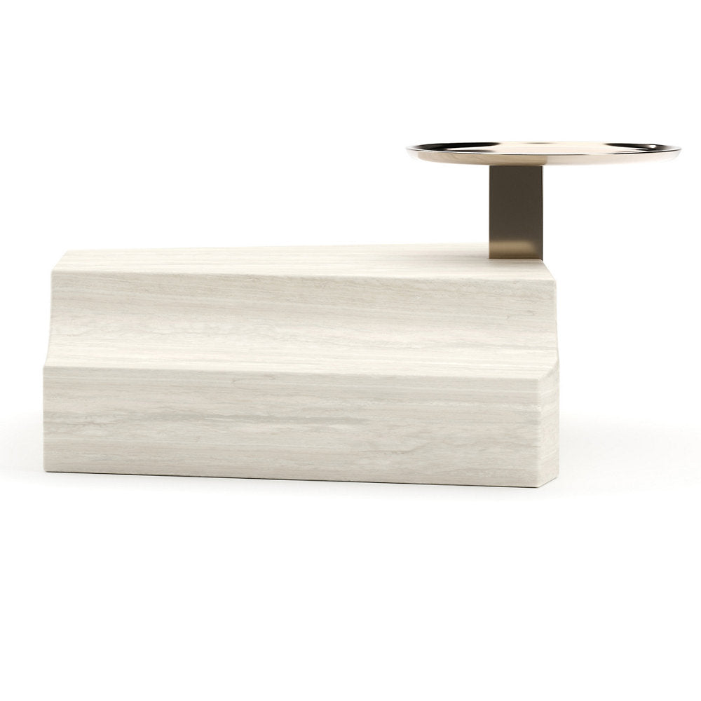 Overlap Triangular Wedge Side Table