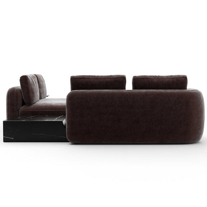 Overlap Wedge Sectional Sofa