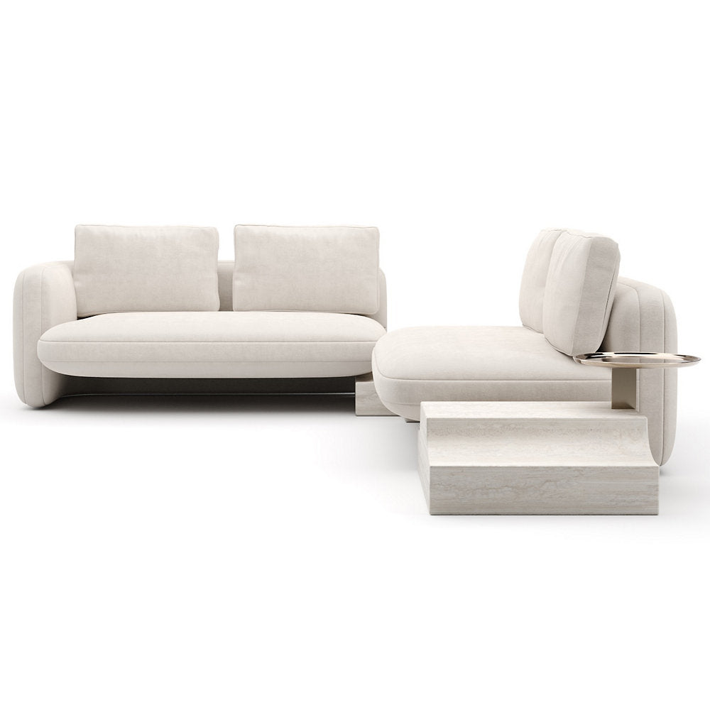 Overlap Wedge Sectional Sofa