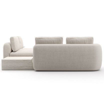Overlap Wedge Sectional Sofa
