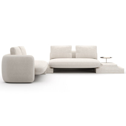 Overlap Wedge Sectional Sofa