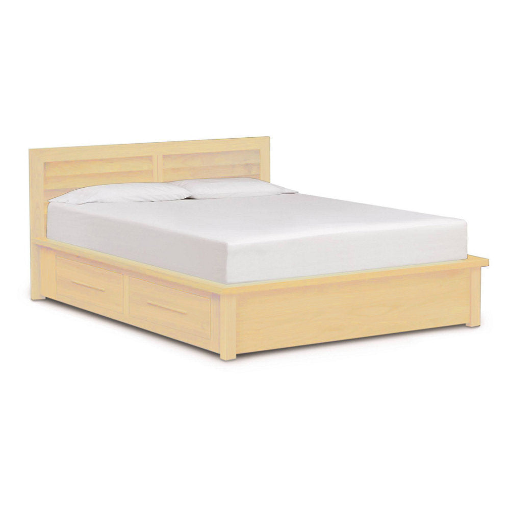 Moduluxe 35-Inch Storage Bed with Clapboard Headboard