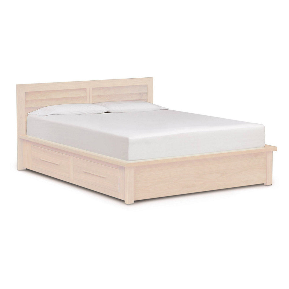 Moduluxe 35-Inch Storage Bed with Clapboard Headboard
