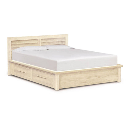 Moduluxe 35-Inch Storage Bed with Clapboard Headboard