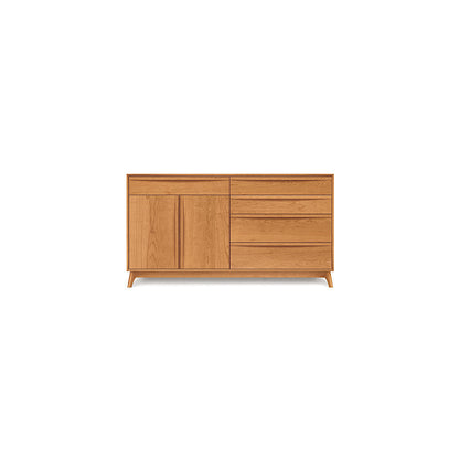 Catalina Cherry Five-Drawer/Two-Door Buffet