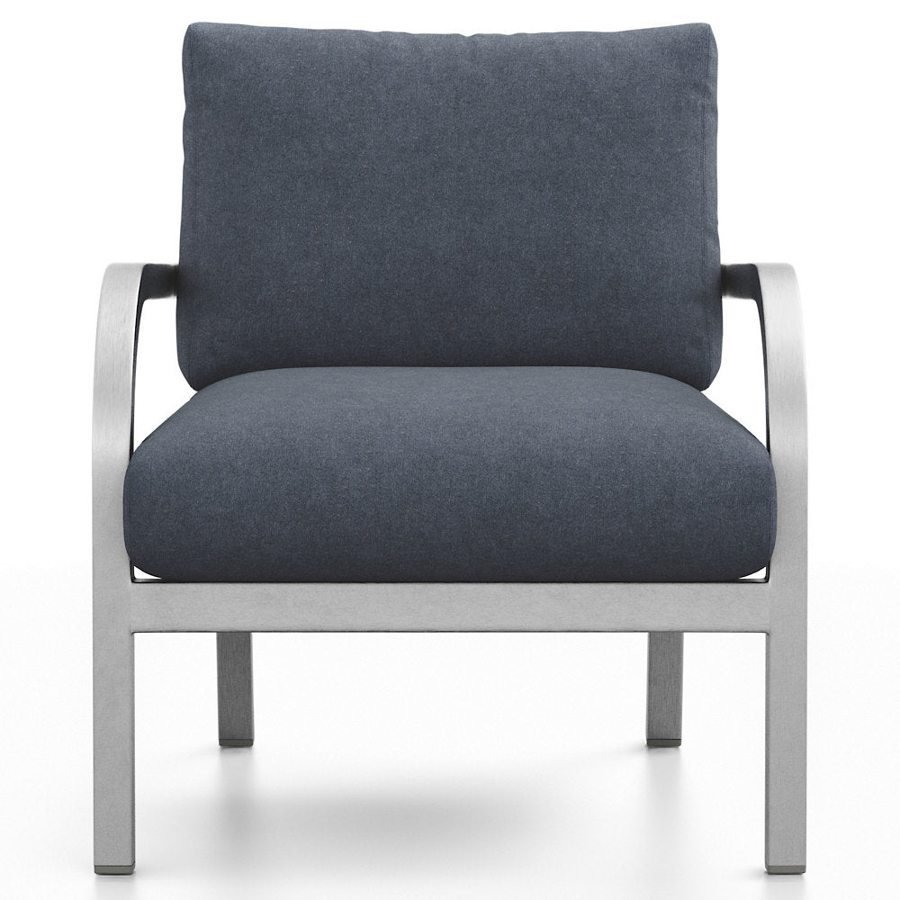 Navy Outdoor Lounge Armchair