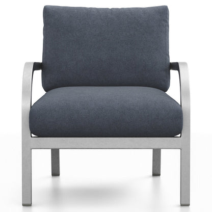 Navy Outdoor Lounge Armchair