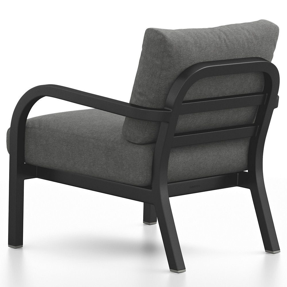 Navy Outdoor Lounge Armchair