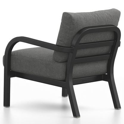 Navy Outdoor Lounge Armchair