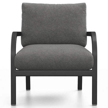 Navy Outdoor Lounge Armchair