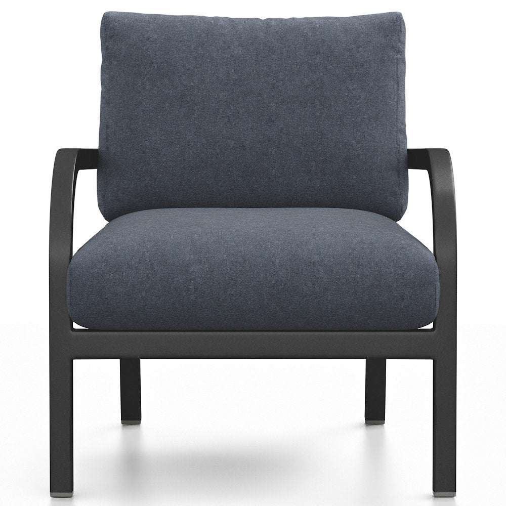 Navy Outdoor Lounge Armchair