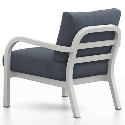 Navy Outdoor Lounge Armchair