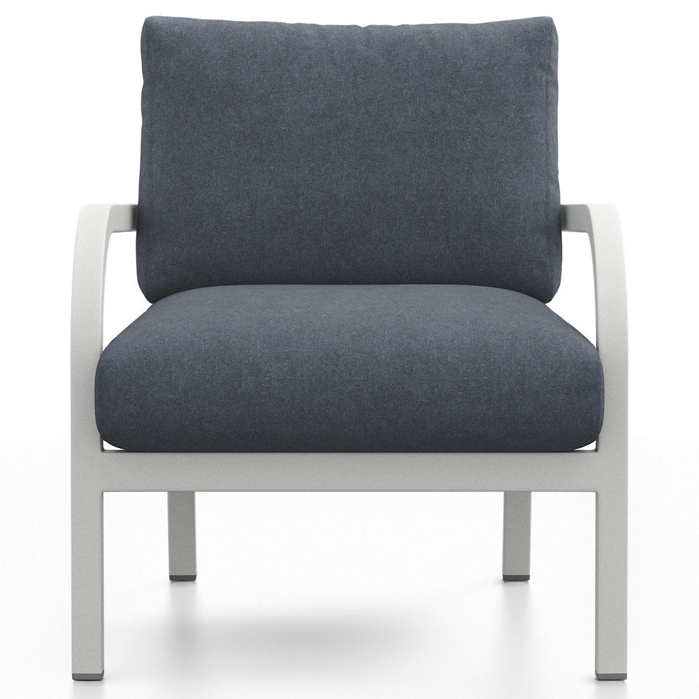 Navy Outdoor Lounge Armchair