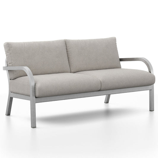 Navy Outdoor 2 Seater Sofa