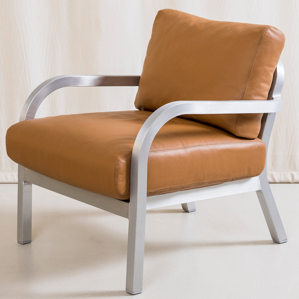 Navy Lounge Armchair