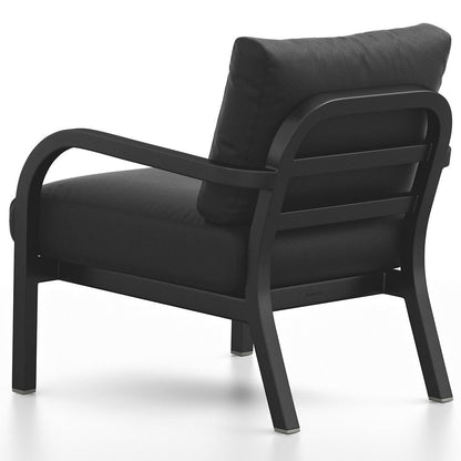 Navy Lounge Armchair
