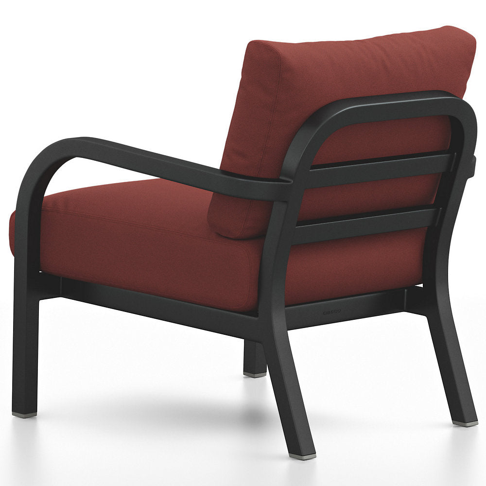 Navy Lounge Armchair