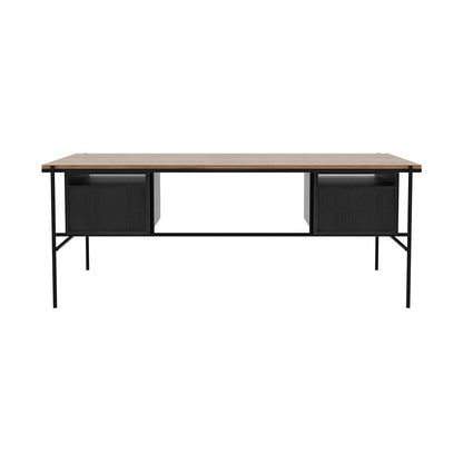 Teak Oscar Desk - 2 Drawers