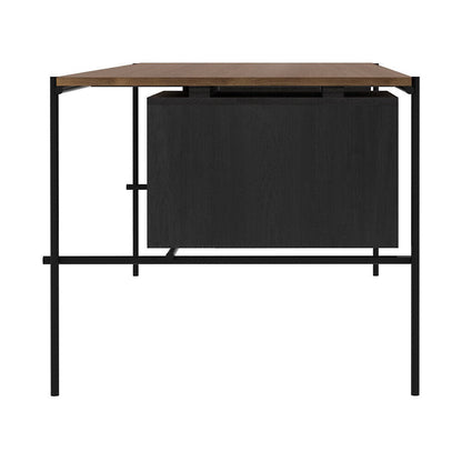 Teak Oscar Desk - 2 Drawers
