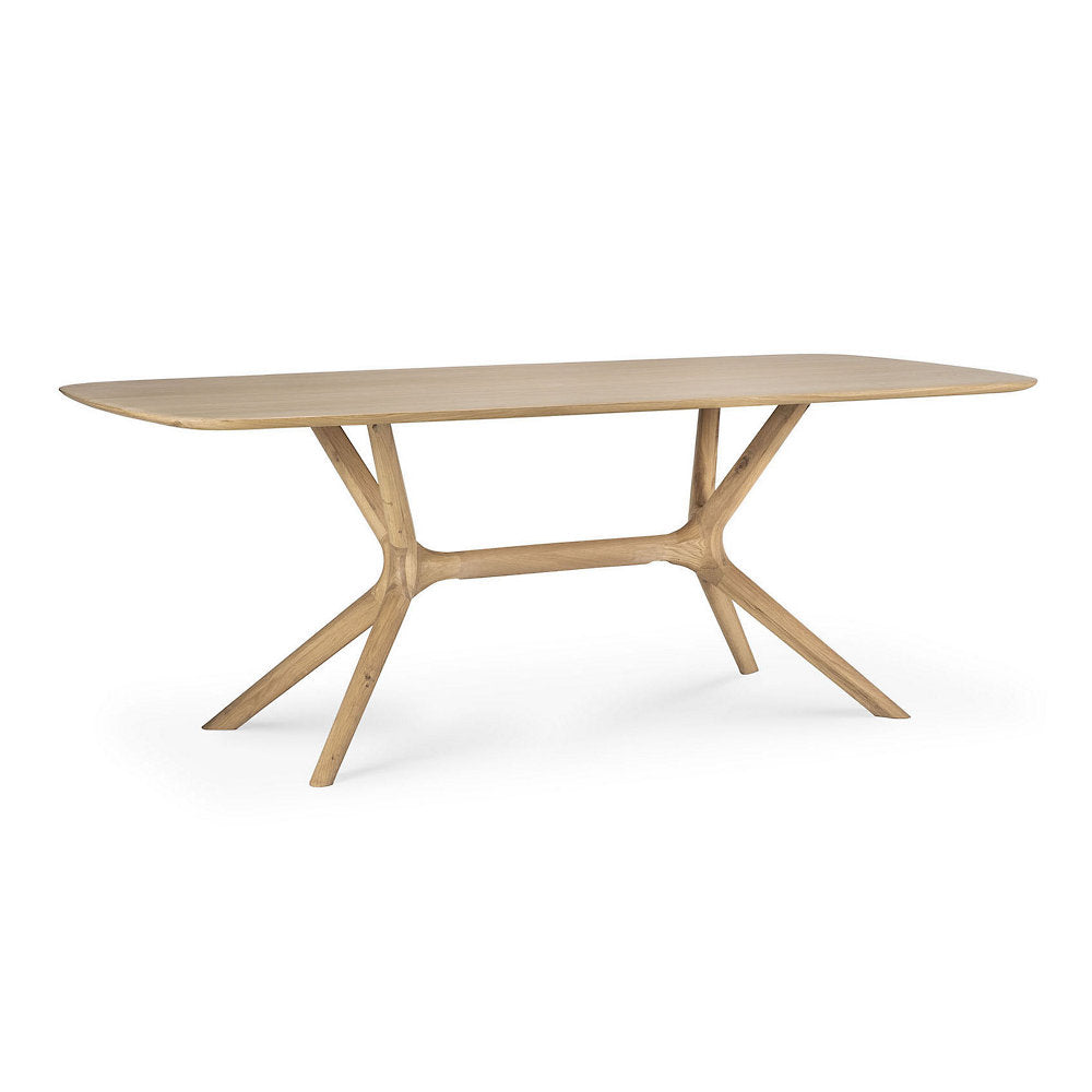 Oak X Dining Table