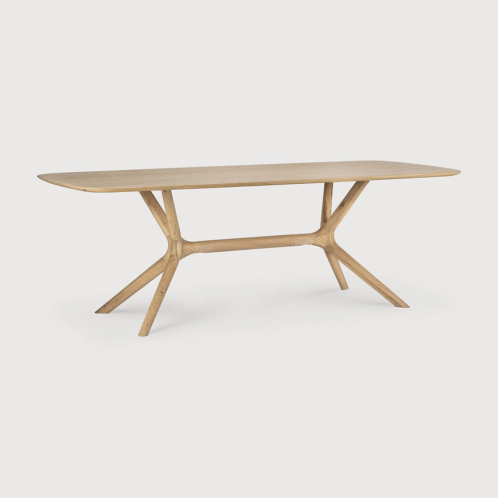 Oak X Dining Table