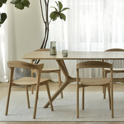 Oak X Dining Table