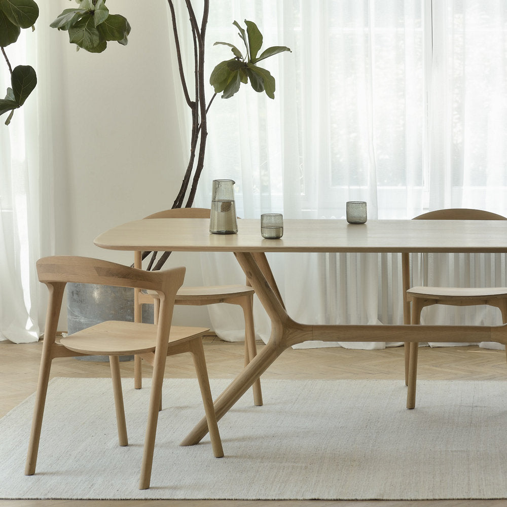 Oak X Dining Table