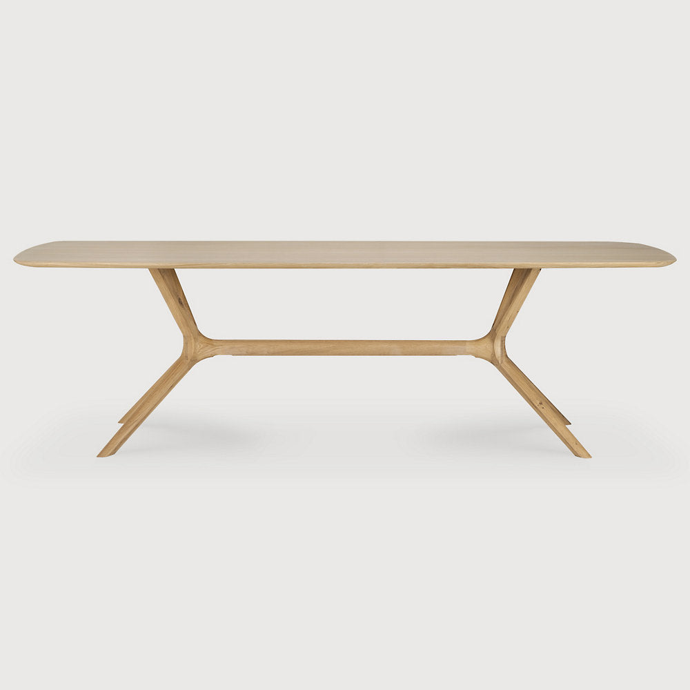 Oak X Dining Table