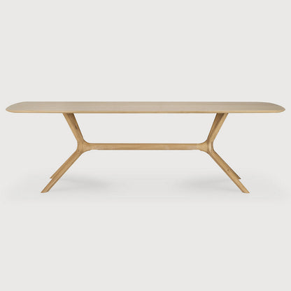 Oak X Dining Table