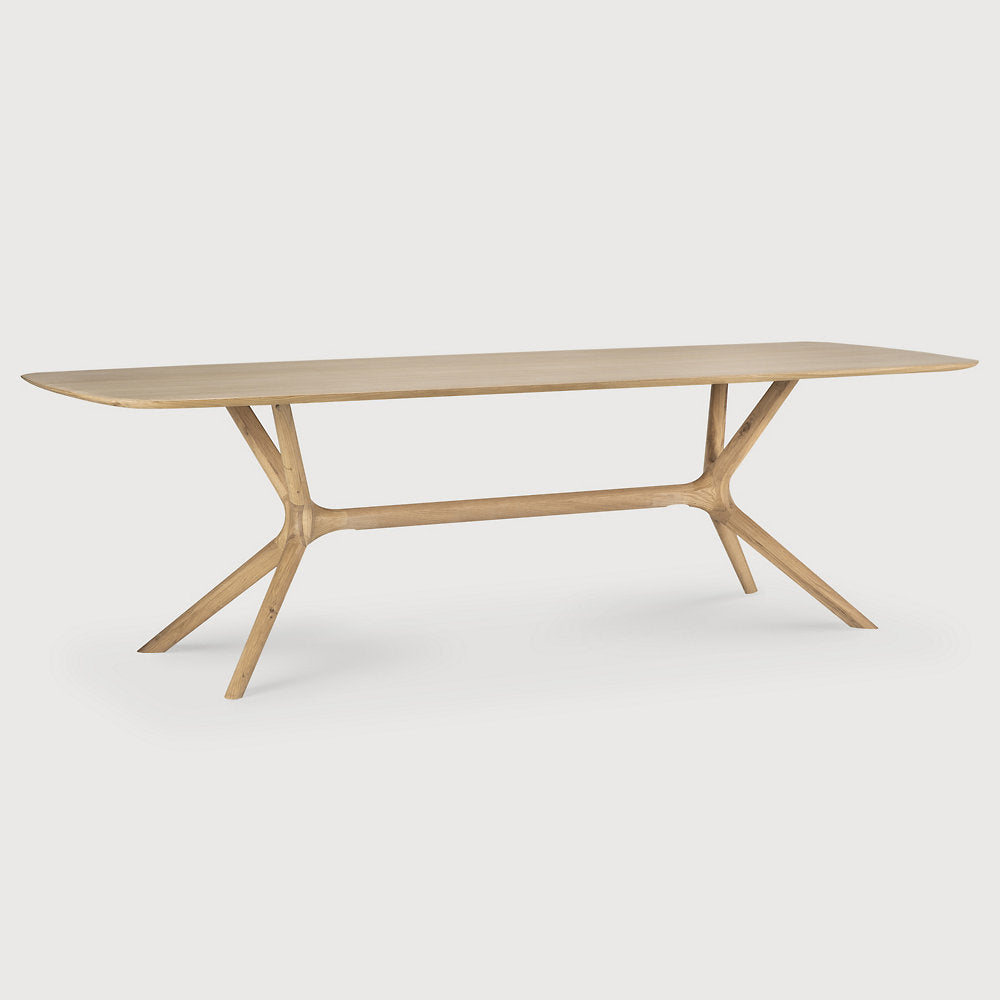 Oak X Dining Table